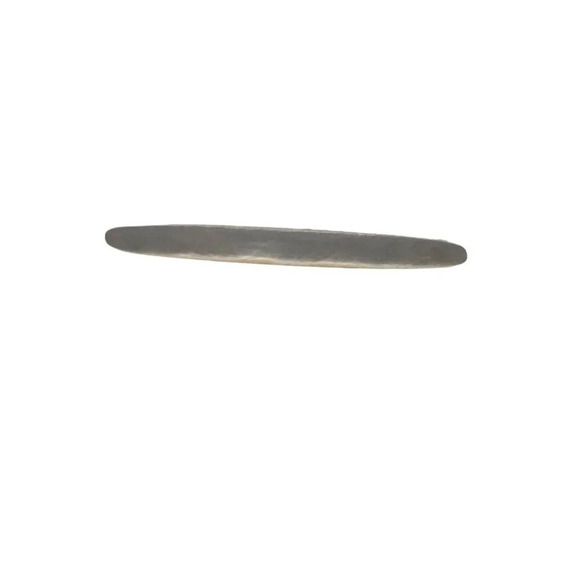Mother of Pearl Shell Oblong Shaped Antique Bar Pin Gold Tone Vintage - Picture 1 of 4